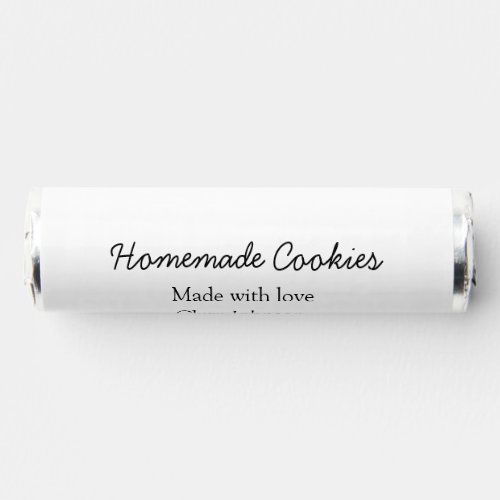 Homemade cookiers add your text name custom  throw breath savers mints