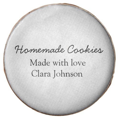 Homemade cookiers add your text name custom  throw chocolate covered oreo