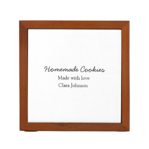 Homemade cookiers add your text name custom  throw desk organizer