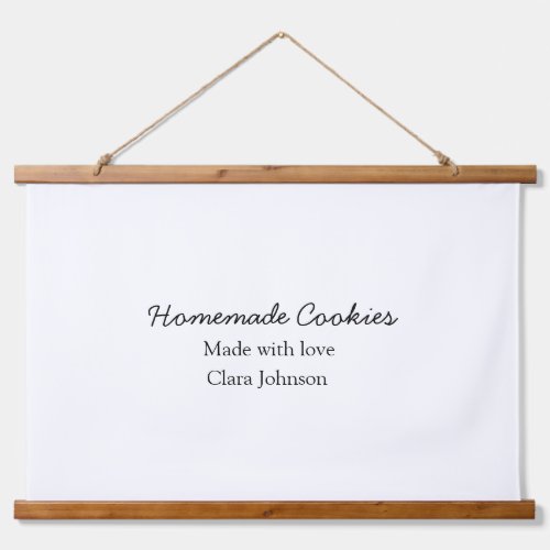 Homemade cookiers add your text name custom  throw hanging tapestry