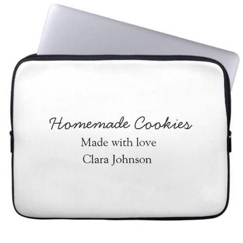 Homemade cookiers add your text name custom  throw laptop sleeve