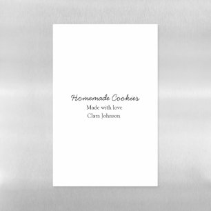 Homemade cookiers add your text name custom throw magnetic dry erase sheet