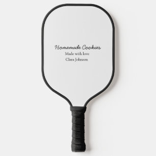 Homemade cookiers add your text name custom  throw pickleball paddle