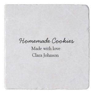 Homemade cookiers add your text name custom throw trivet
