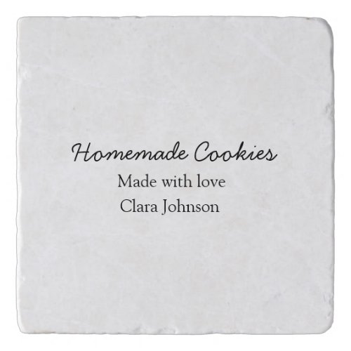 Homemade cookiers add your text name custom  throw trivet