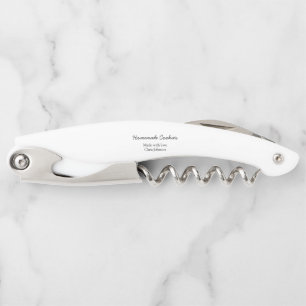 Homemade cookiers add your text name custom throw waiter's corkscrew