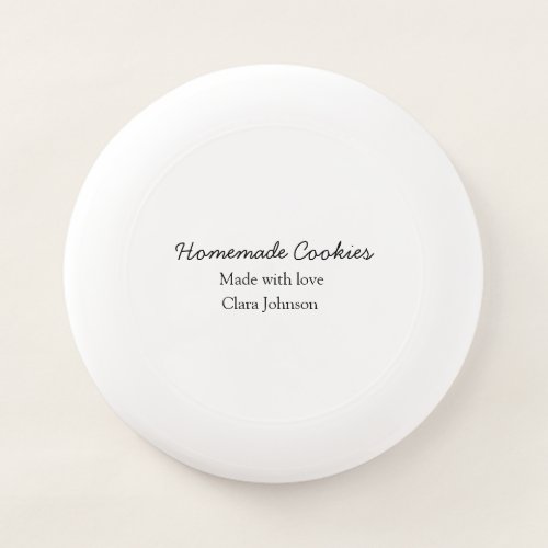 Homemade cookiers add your text name custom  throw Wham_O frisbee