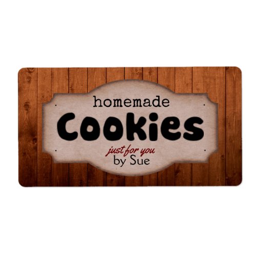Homemade Cookies by YOU Vintage Labels