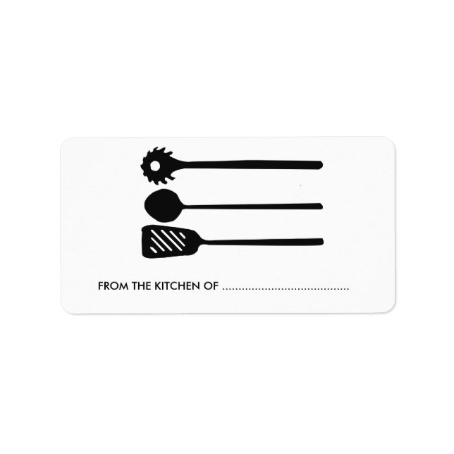 Homemade  Cooking Goodies Label (Front)