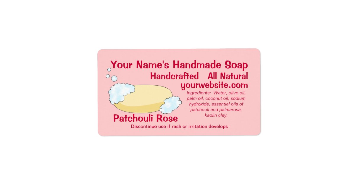 homemade custom soap labels template zazzle com make your own birth announcements