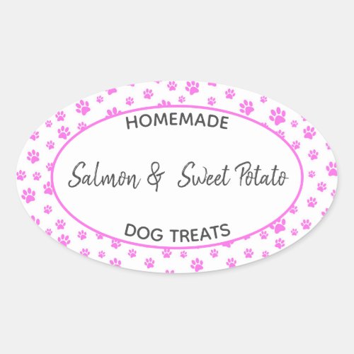 Homemade Dog Treat Label