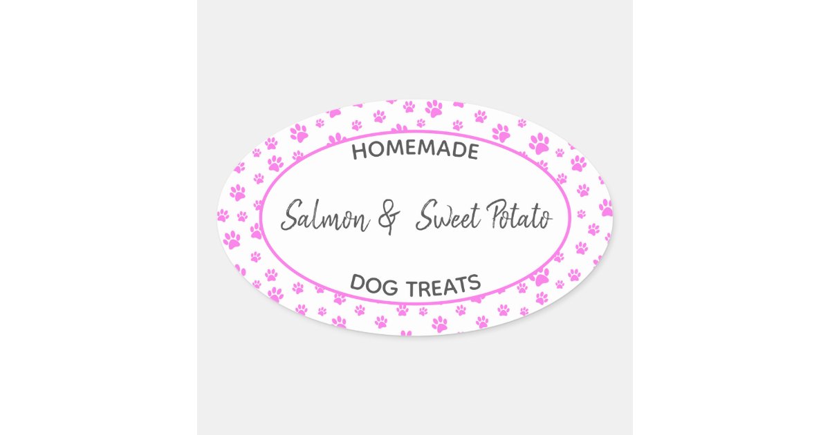 Homemade Dog Treat Label Zazzle