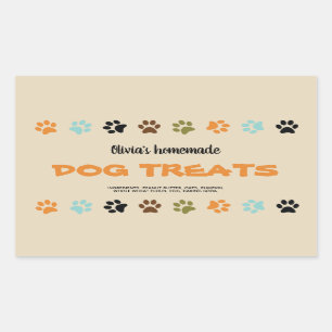 Homemade Dog Treats jar label