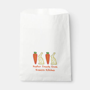 Homemade Easter Candy Bunny Rabbit Carrot Treats Favor Bag