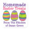 Homemade Easter Treats Cookie Baked By Painted Egg