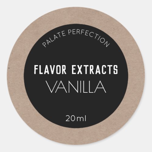 Homemade Extract Labels