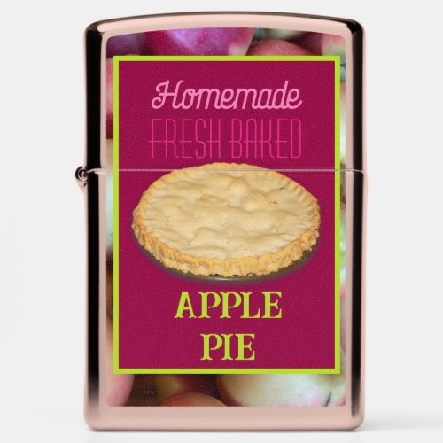 Homemade Fresh Baked Apple Pie Zippo Lighter