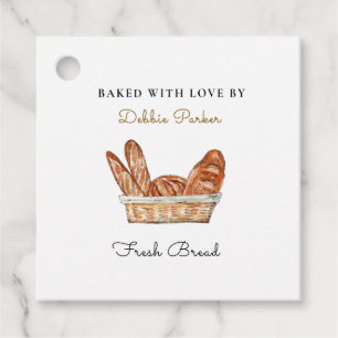 Homemade fresh Bread Hang Tag