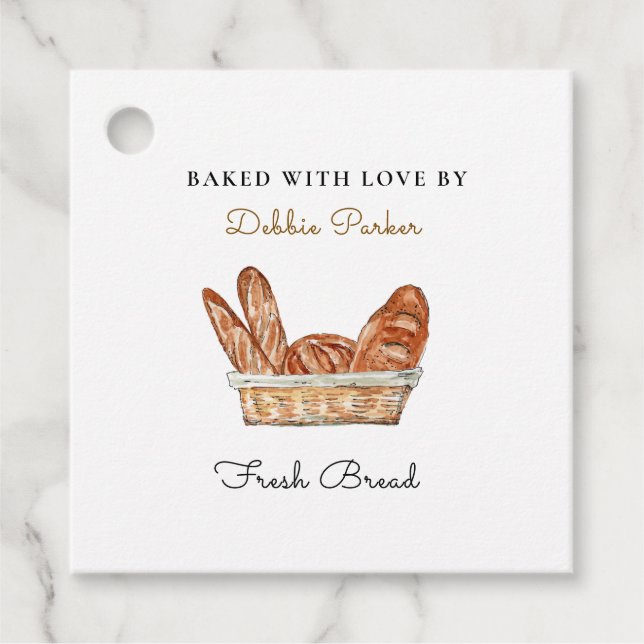 Homemade fresh Bread Hang Tag (Front)
