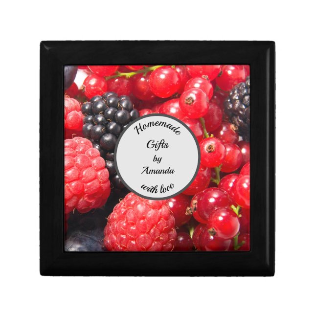 Homemade gifts with love customizable photo gift box (Front)