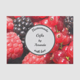 Homemade gifts with love customizable photo tissue paper