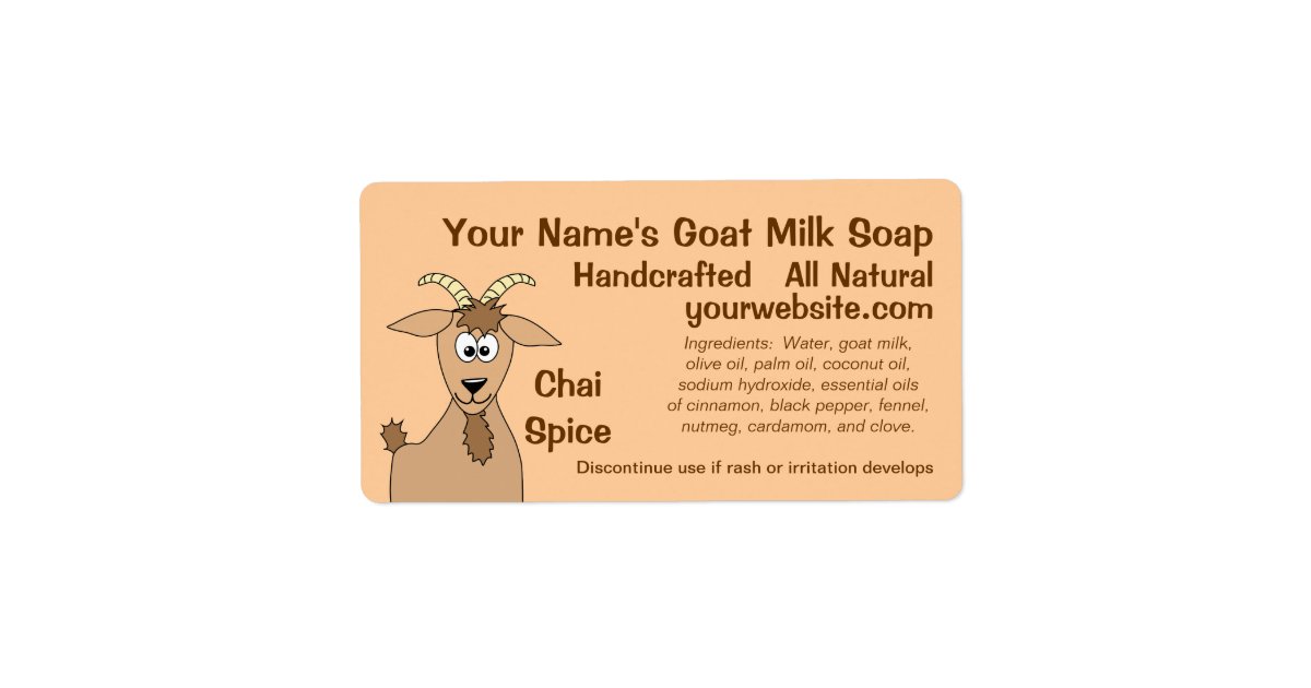 homemade goat milk soap labels design template zazzle com wedding favor tags template