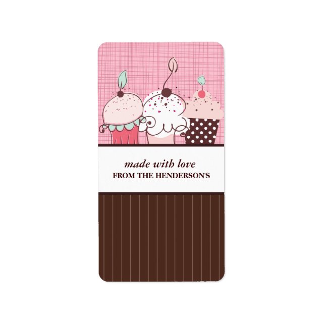 Homemade Goodies Gift Tag Stickers (Front)