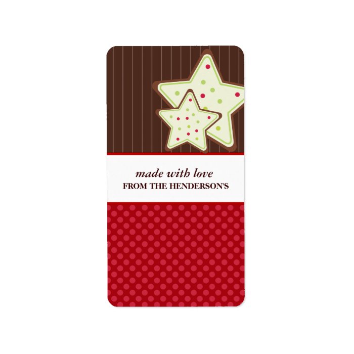 Homemade Goodies Gift Tag Stickers Address Label