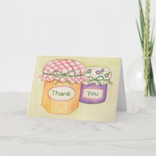 Homemade Goodies thank you card