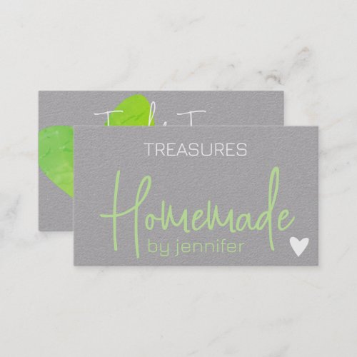 Homemade Handmade Crafts Calligraphy Signature  Business Card