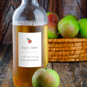 Homemade Hard Cider Gift Label