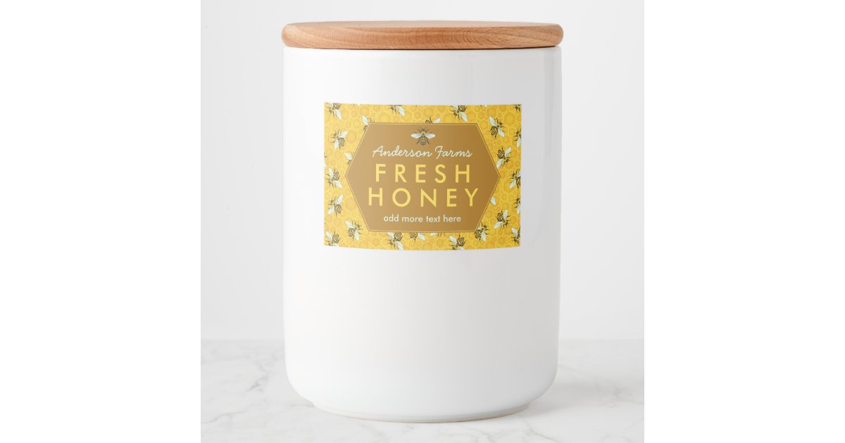 Homemade Honey Jar Labels | Bees