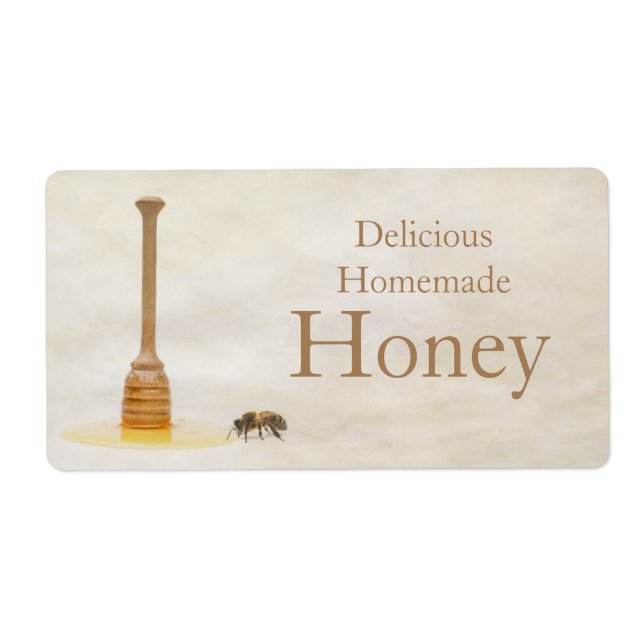 Homemade Honey Label (Front)