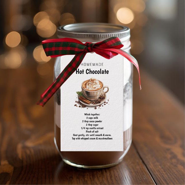 Homemade Hot Chocolate Recipe  Gift Tags (Creator Uploaded)