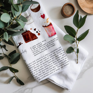 Homemade Hot Chocolate   Recipe Heirloom Kitchen Towel