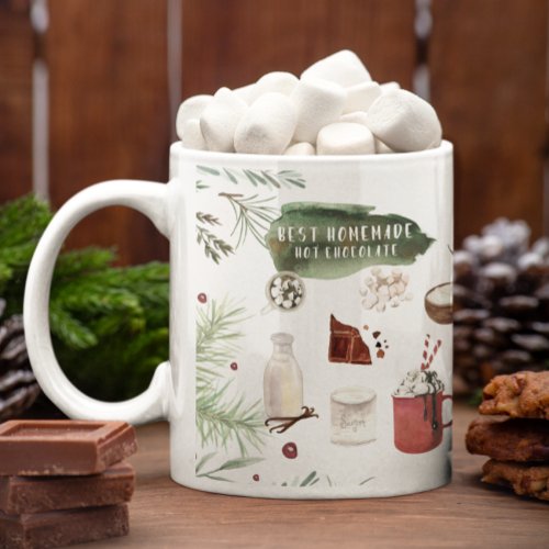 Homemade Hot Chocolate Recipe  Holiday Coffee Mug