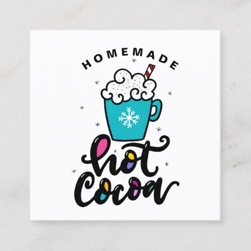 Homemade Hot Cocoa Ingredient Cards
