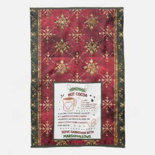 Homemade Hot Cocoa Kitchen Towels