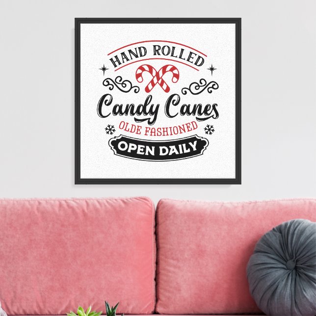 Homemade Hot Cocoa Recipe | Farmhouse Canvas Print (Insitu(LivingRoom))