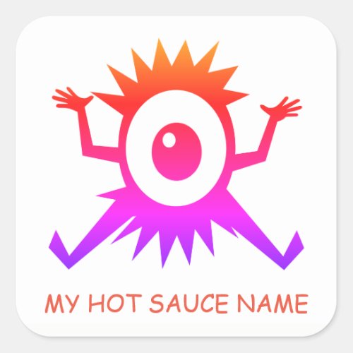 Homemade Hot Sauce Label Stickers