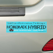 Homemade Hybrid Bumper Sticker (On Car)