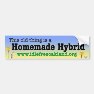 Homemade Hybrid Bumper Sticker