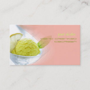 Homemade icecream shop business card