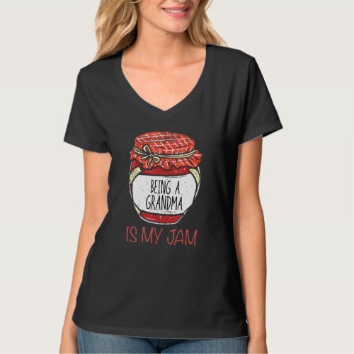 Homemade Jam Canning Jelly Canner Being A Grandma  T_Shirt