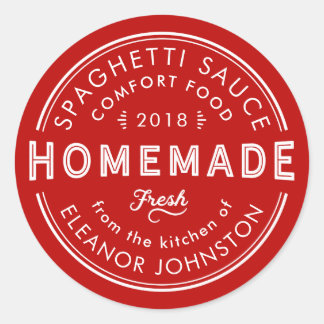 Homemade Jam / Jelly / Sauces Kitchen Label