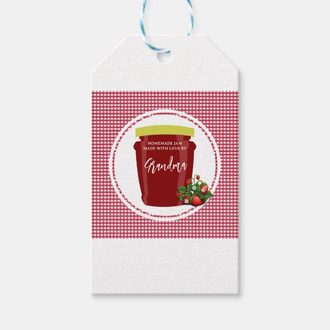 Homemade Jam Label Sticker Editable (Front)