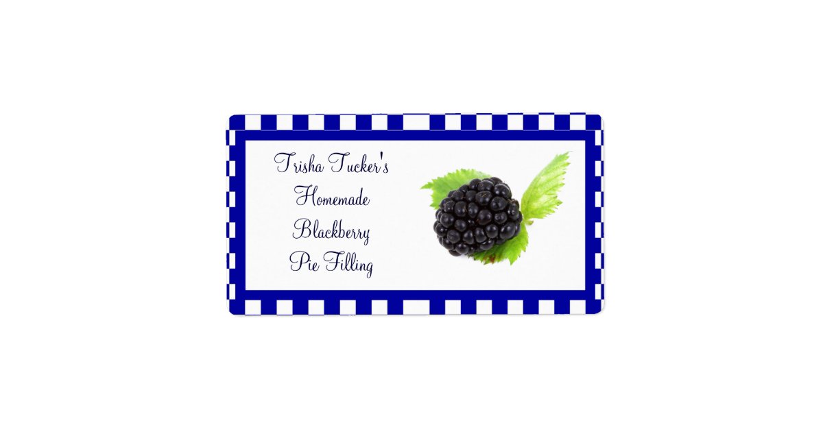 Homemade Jelly/Jam Label Zazzle