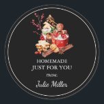 Homemade just for you christmas treats label<br><div class="desc">Special for you!</div>