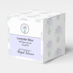 Homemade Lavender Bath Bomb Box