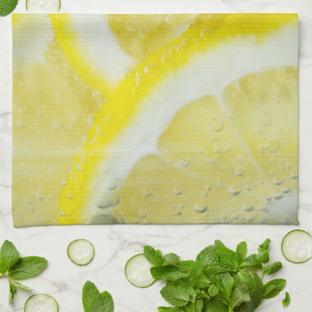Homemade Lemonade recipe kitchen towel (Folded)